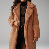 Long Textured Lapel Jacket | Effortless Structure with Modern Edge
