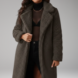 Long Textured Lapel Jacket | Effortless Structure with Modern Edge