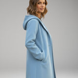 Oversized Lapel Coat | Relaxed Structure with Hidden Closure