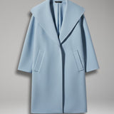 Oversized Lapel Coat | Relaxed Structure with Hidden Closure