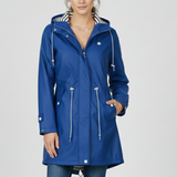 Water-Resistant Long Raincoat | Functional Coverage with a Defined Silhouette
