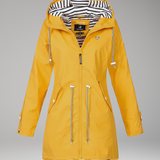 Water-Resistant Long Raincoat | Functional Coverage with a Defined Silhouette