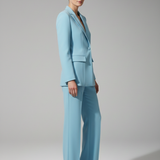 Women's V-Neck Longline Suit Set | Professional Power Dressing