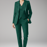 Three-Piece Tailored Suit Set | Professional Power Dressing