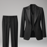 Three-Piece Tailored Suit Set | Professional Power Dressing