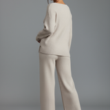 Women's Two-Piece Lounge Set | Comfortable Long Sleeve Relaxation Wear