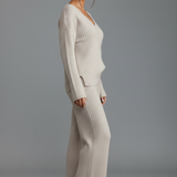 Women's Two-Piece Lounge Set | Comfortable Long Sleeve Relaxation Wear