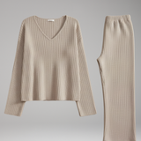 Women's Two-Piece Lounge Set | Comfortable Long Sleeve Relaxation Wear