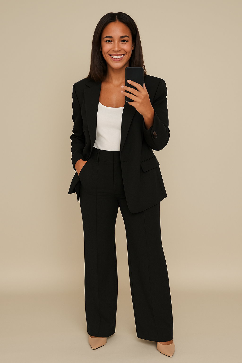 Isla™ | Elegant Two-Piece Blazer & Trousers Set