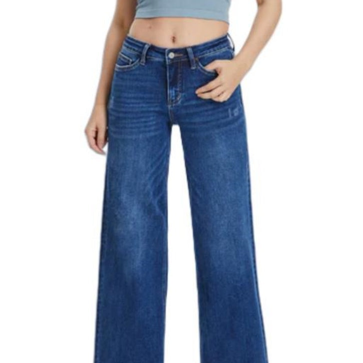 Wide Leg Jeans | Comfortable Fit, Modern Style