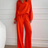 Casual Two-Piece Matching Loungewear Set | Effortless Comfort, Relaxed Style