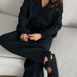 Casual Two-Piece Matching Loungewear Set | Effortless Comfort, Relaxed Style
