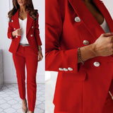 Double-Breasted Blazer Set | Professional Elegance Made Simple
