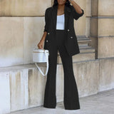 Double-Breasted Blazer Set | Structured Elegance, Professional Power