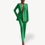 Women's Double-Breasted Blazer Set | Professional Elegance for Every Occasion