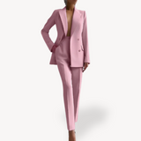 Women's Double-Breasted Blazer Set | Professional Elegance for Every Occasion