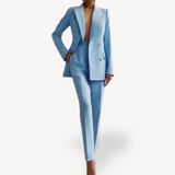 Women's Double-Breasted Blazer Set | Professional Elegance for Every Occasion
