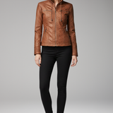 Dames Hooded Zip Jacket | Gestructureerde Finish met Moderne Eenvoud