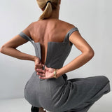 Three-Piece Blazer Set with Corset Top | Structured Confidence, Professional Power