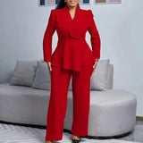 Tailored Blazer Trousers Set | Professional Elegance, Modern Sophistication