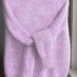 Women's Crew Neck Jumper – Soft Textured Knit Sweater Top