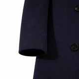 Men's Long Tailored Coat – Smart Winter Overcoat for Formal Wear