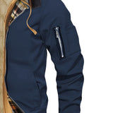 Men's Hooded Zip-Up Jacket – Casual Urban Outerwear for Autumn