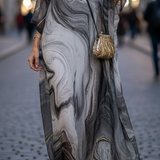 Chiffon Maxi Dress | Ethereal Flow, Effortless Elegance