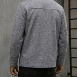 Men's Tailored Everyday Jacket - Button-Front Casual Layer