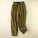 Women's Relaxed Summer Pants | Soft Fit with Contrast Waistband