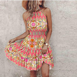 Boho Halter Dress | Free-Spirited Elegance, Effortless Flow