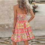 Boho Halter Dress | Free-Spirited Elegance, Effortless Flow