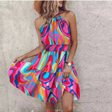 Boho Halter Dress | Free-Spirited Elegance, Effortless Flow