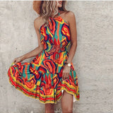 Boho Halter Dress | Free-Spirited Elegance, Effortless Flow