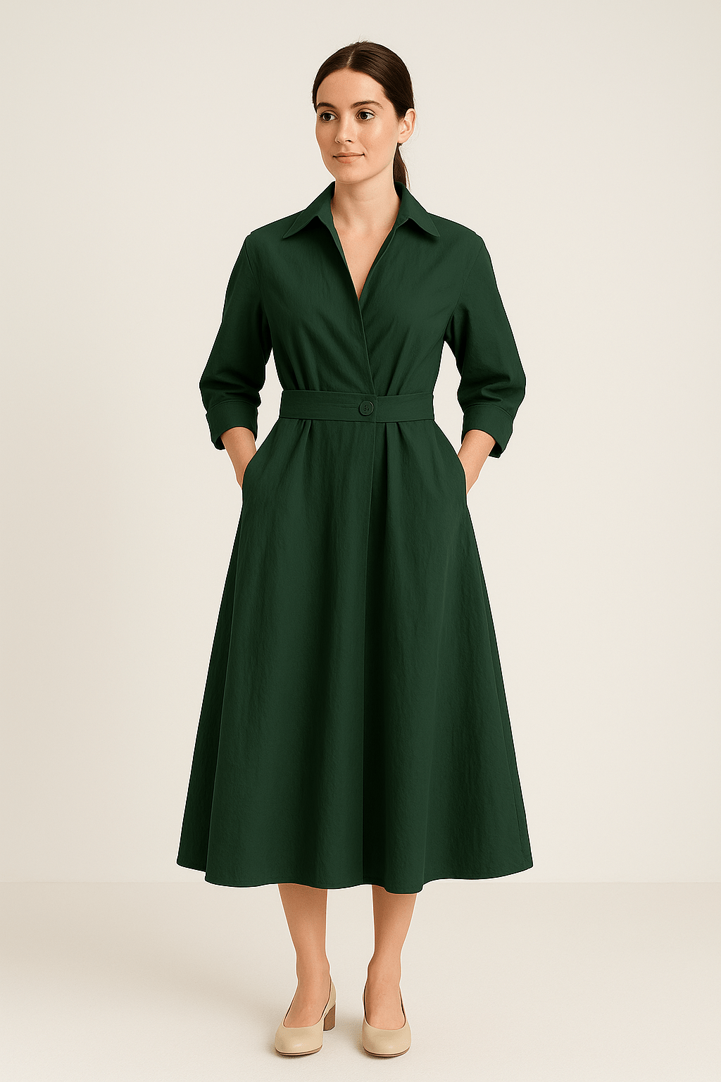 Charlotte™ | Effortless Cotton Shirt Dress