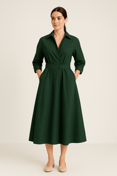 Charlotte™ | Effortless Cotton Shirt Dress