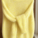 Women's Crew Neck Jumper – Soft Textured Knit Sweater Top