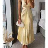 Pleated Midi Dress | Timeless Elegance, Modern Sophistication
