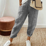 Striped Comfort Pants | Relaxed Fit and Timeless Style