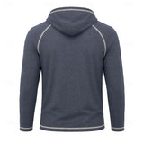 Men's Raglan Sleeve Hoodie – Casual Sporty Hooded Sweatshirt