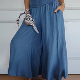 Women's Elastic Waist Comfort Skirt | Easy Movement, All-Day Style