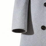 Men's Long Tailored Coat – Smart Winter Overcoat for Formal Wear