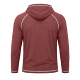 Men's Raglan Sleeve Hoodie – Casual Sporty Hooded Sweatshirt