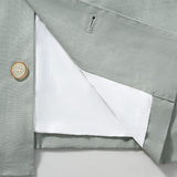 Men's Mandarin-Collar Button Jacket - Lightweight Layering Piece