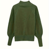 Women's Cable Knit Jumper – Cosy Comfort Fit Winter Sweater