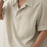 Men's Modern Linen Polo | Effortless Summer Style