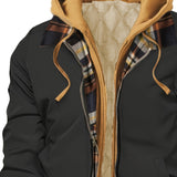 Men's Hooded Zip-Up Jacket – Casual Urban Outerwear for Autumn