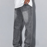 Men's Relaxed Fit Jeans – Straight Leg Casual Denim Trousers