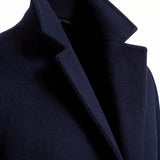 Men's Long Tailored Coat – Smart Winter Overcoat for Formal Wear
