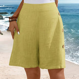 Comfortable Side Button Shorts | Mid-Thigh Summer Essential